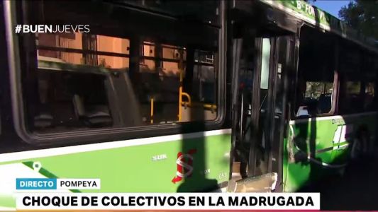 Un choque de colectivos en Pompeya dejó 9 heridos