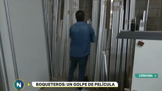 Boqueteros cordobeses protagonizaron un robo de película