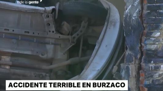 Terrible accidente en Burzaco
