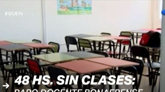 Paro de 48 horas de docentes bonaerenses
