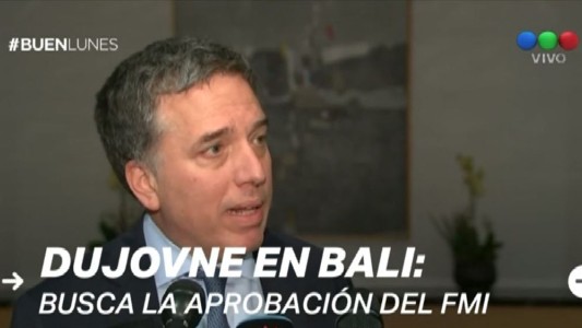 Dujovne en Bali para participar de la asamblea anual del FMI y cumbre del G20