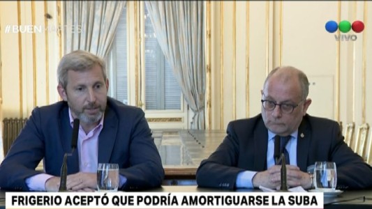 Frigerio aceptó que podría amortiguarse el aumento del gas