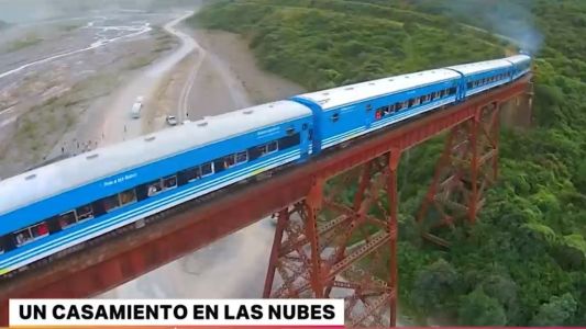 Alto casamiento: ya podés dar el "sí, quiero" en el Tren de las Nubes