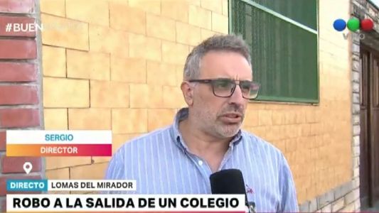 Denuncian robos a la salida de un colegio de Lomas del Mirador