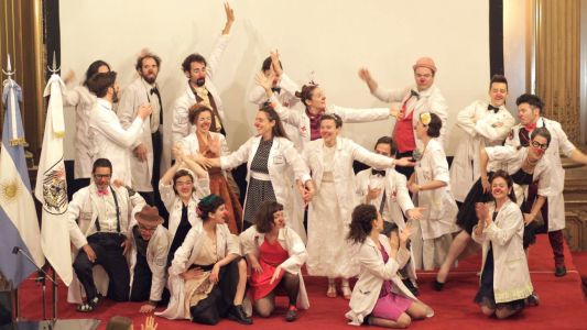 Los payasos de hospital celebraron 10 años de trabajo