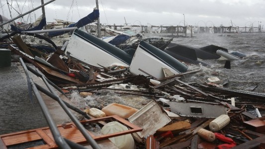 Los impresionantes videos de la llegada del huracán Michael a Florida
