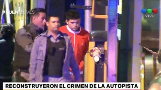 Reconstruyeron el crimen de la autopista