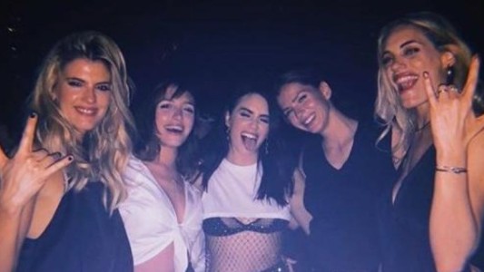 El reencuentro de las chicas de "Casi Ángeles" en el cumpleaños de Lali Espósito