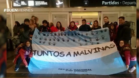 Egresados cambiaron Bariloche por Islas Malvinas