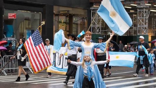 Tango en el desfile de la Hispanidad de Nueva York