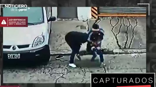 Capturados por la cámara: brutal asalto en Lomas del Mirador