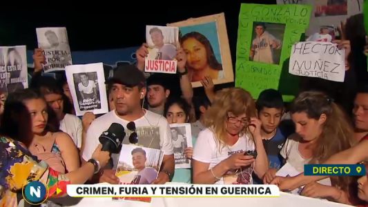 Furia en Guernica por el asesinato de Rodrigo