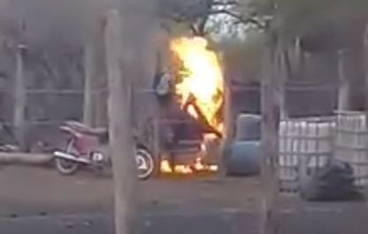 Desalojo de tierras en Santiago del Estero termina con un hombre quemado