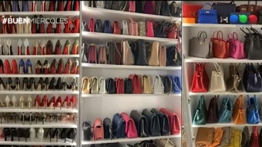 Wanda Nara ordenó su vestidor: mirá todo lo que tiene