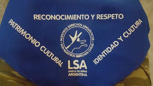 ¿Qué significa el pañuelo azul para las personas con sordera?