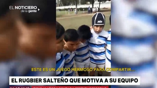 "Yo antes era malo, y el rugby me cambió la vida": la arenga de un nene que conmueve a todos