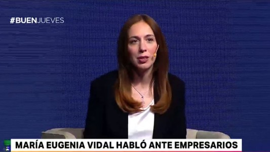Vidal ante empresarios: "Los necesitamos para sostener el empleo"