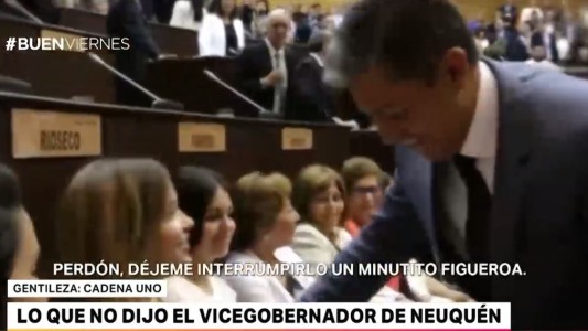 "Sé cosas íntimas muy duras del Gobernador, pero es mi amigo y no las puedo contar", dijo el Vicegobernador de Neuquén