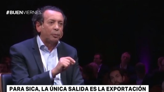 Para Sica, la única salida es la exportación