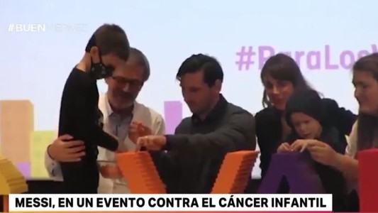Messi, en un evento contra el cáncer infantil
