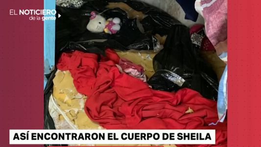 Sheila: acá encontraron el cuerpo