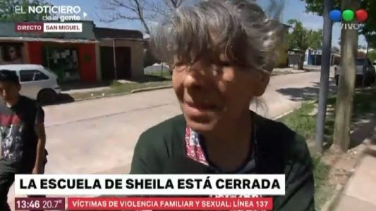 La escuela de Sheila, cerrada por el dolor
