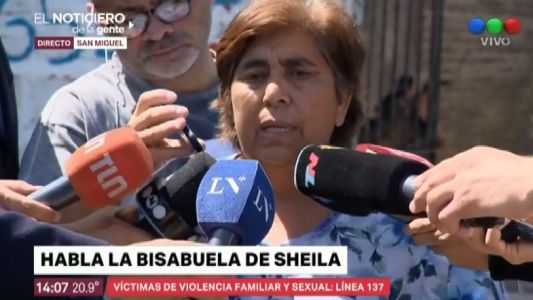 Habla la bisabuela de Sheila: "No desconfiaba de la tía"