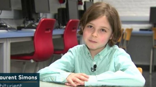 El nene prodigio belga que entrará a la universidad a los 8 años