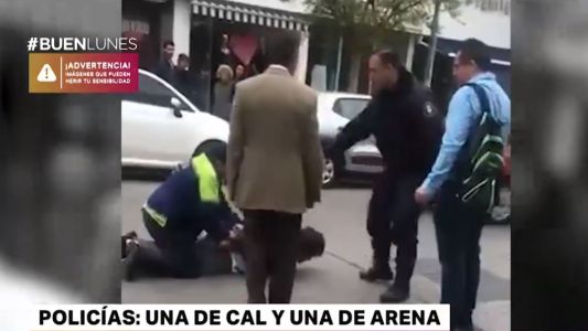 Ascendieron a los policías que discutieron con un juez en plena calle