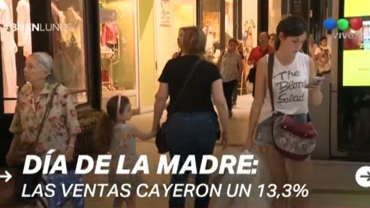 Las ventas por el Día de la Madre cayeron un 13,3%