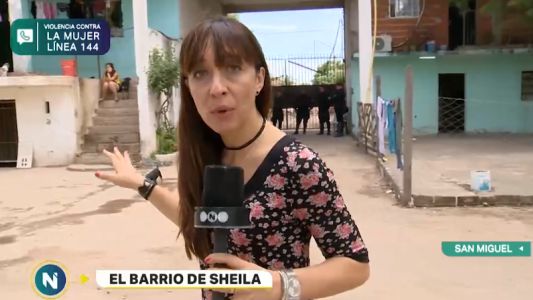 El barrio donde mataron a Sheila