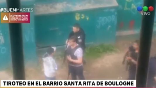 Tiroteo en el barrio Santa Rita de Boulogne