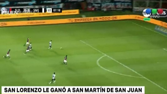 San Lorenzo venció por 2 a 1 a San Martín de San Juan