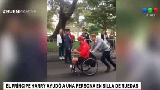 Otro gesto solidario del príncipe Harry