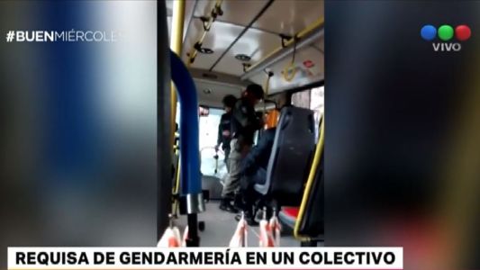 Gendarmería requisó a los pasajeros de un colectivo en Córdoba