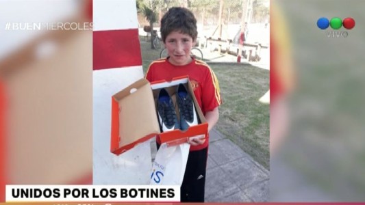 Unidos por los botines: "Mi hijo me pidió que le compre botines a su amigo rival"