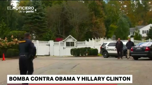 Interceptaron paquetes explosivos enviados a la Casa Blanca, a Hillary Clinton y a la familia Obama