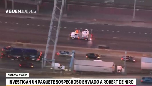 Investigan un paquete sospechoso enviado a Robert De Niro