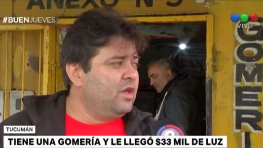 Comerciante con discapacidad no puede pagar los 33.000 pesos que le llegaron de luz