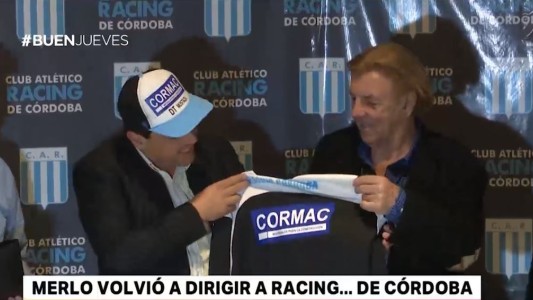 Merlo volvió a dirigir a Racing... de Córdoba