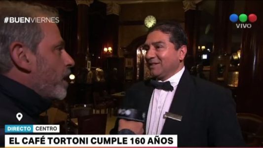 El Café Tortoni cumple 160 años