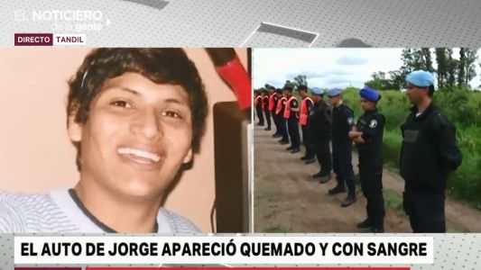 Búsqueda desesperada de un joven en Tandil: apareció su auto con manchas de sangre