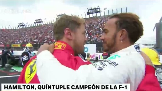 Hamilton se proclama campeón de la F1 por segunda vez en México