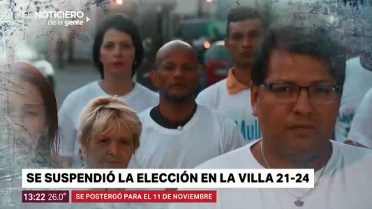 Se suspendieron las elecciones en la villa 21-24