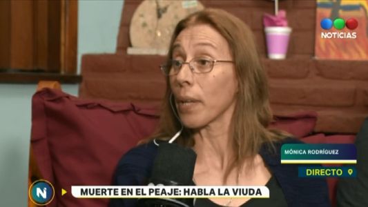 Habló la viuda del hombre asesinado por el prefecto: "me lo mató a quemarropa"