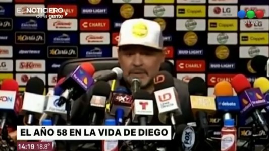 El año 58 en la vida de Diego Maradona