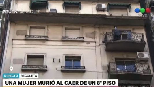 Cayó al vacío en edificio de Recoleta y murió