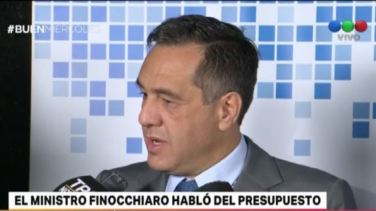 Finocchiaro sobre el Presupuesto: "Todas las obras continúan"