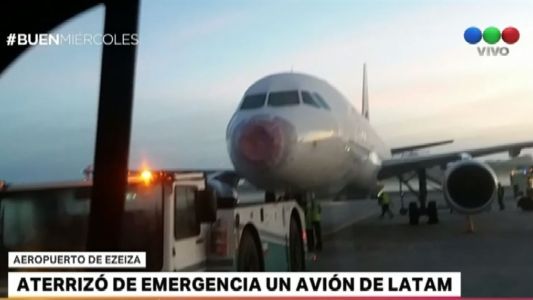 Aterrizaje de emergencia: un avión de Latam sufrió averías por el granizo