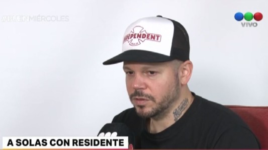 Residente con Telefe Noticias: "Los números no tienen alma"